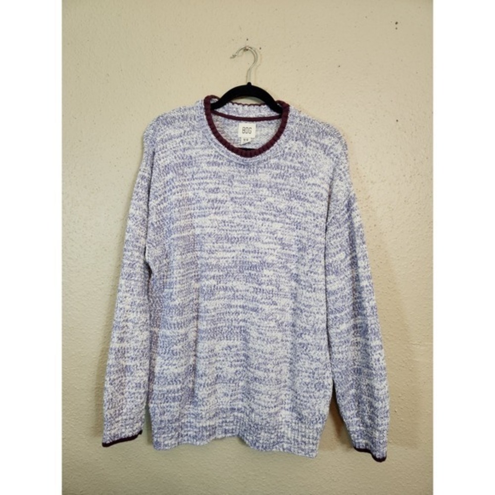 BDG Womens Purple Solid Chunky Crew‎ Neck Long Sleeve Pullover Sweater Size M